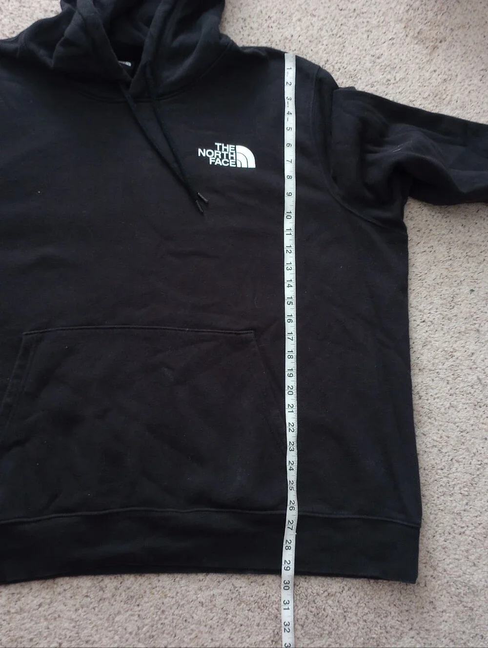 The North Face Black & White Hoodie Men's Size XXXL Never Stop Exploring